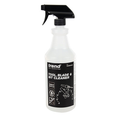 Trend Tool Blade and Bit Cleaner, 32 fl oz, Advanced Formula for Resin, Pitch, and Rust Removal, Non-Toxic and Non-Flammable with Rust Protection, CLEAN/900