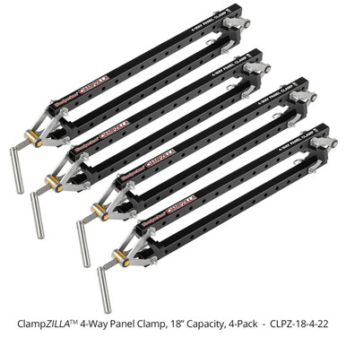 Woodpeckers CLPZ-18-4-22 CLAMPZILLA - 2022 - 18 Inch Capacity (4 Pack)