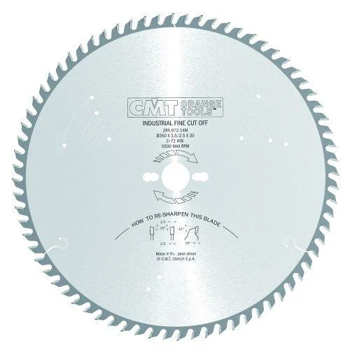 CMT 285.072.14M Industrial Heavy-Duty Fine Cut-Off Saw Blade 350x72x3.5x30mm