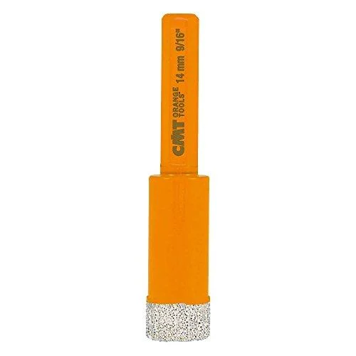 CMT 552-014 Diamond Dry Hole Saw 9/16″ (14mm) S=Hex