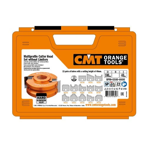 CMT 692.013.13 Molding & Profile Set 4″ Dia. 3″ Bore