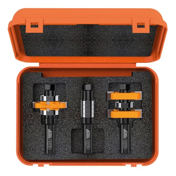 CMT 800.625.11 Adj. Tongue & Groove Bit Set for Mission Style Cabinet Doors S=1/2″