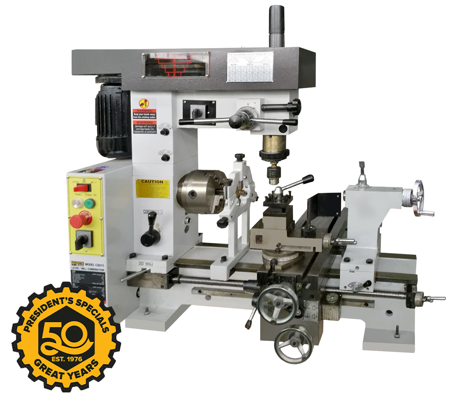 LATHE MILL COMBINATION MACHINE
