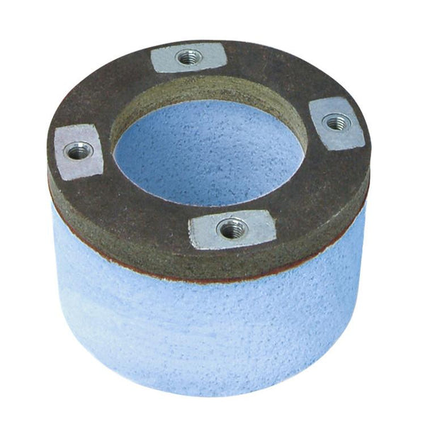 12" Dia x 4" Wide, Nut Inserts, 46 Grit -- Cylinder Grinding Wheel