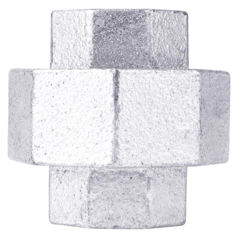 STZ Industries 501928 1/4 in. FIP each X 1/4 in. D FIP Galvanized Malleable Iron Union