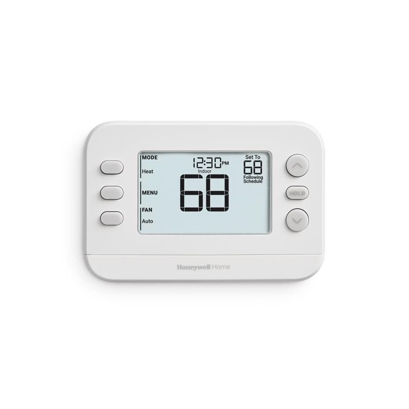 Honeywell Home RTH21B X2P Flex Schedule Heating and Cooling Push Button Programmable Thermostat