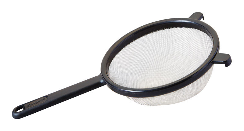 Good Cook 24986 Black Stainless Steel Mesh Strainer