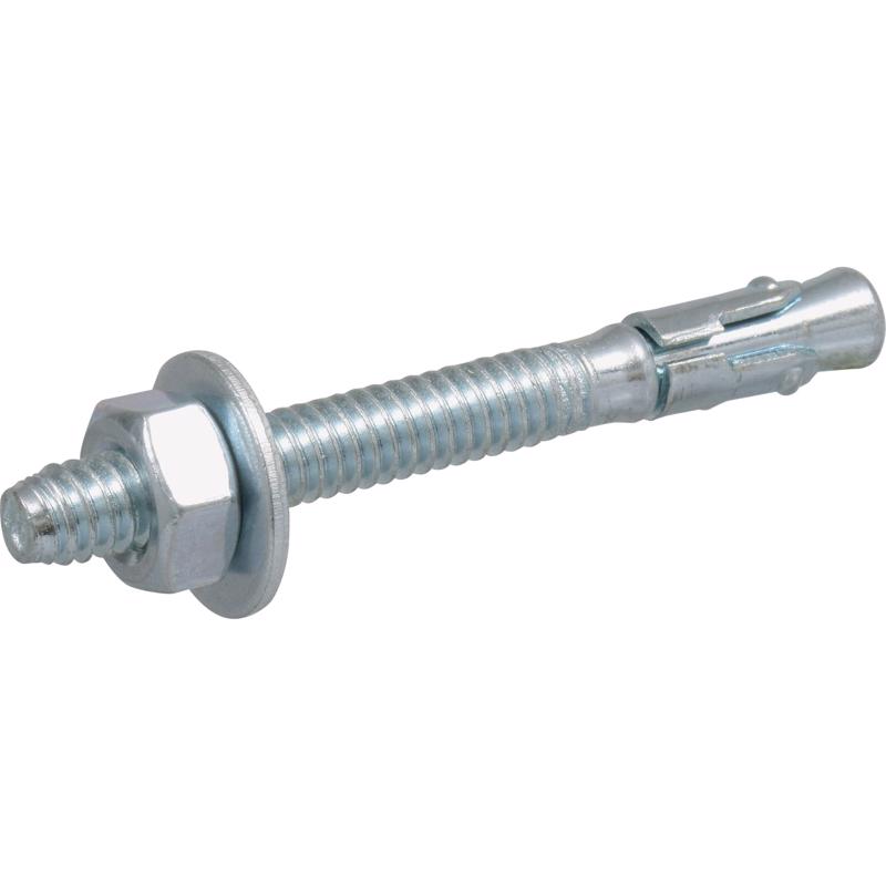 Hillman 370980 1/4 in. D X 2-1/4 in. L Steel Round Head Wedge Anchor 40 pc