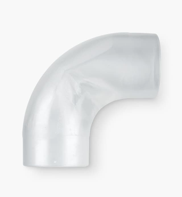 2.5" ELBOW FOR DUST COLLECTION CLEAR