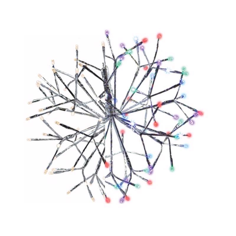 Celebrations 23-10008A LED Multi Shimmering Sphere 16 in. Hanging Decor