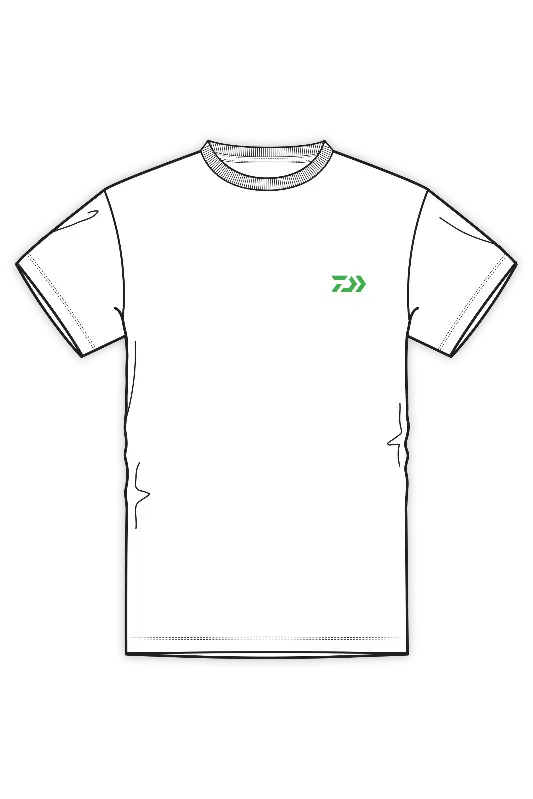 D-Vec Mahi Pattern White Logo T-Shirt