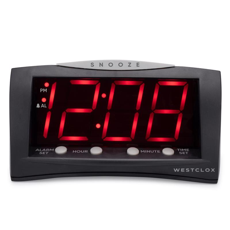 Westclox 66705A 3 in. Black Alarm Clock Digital