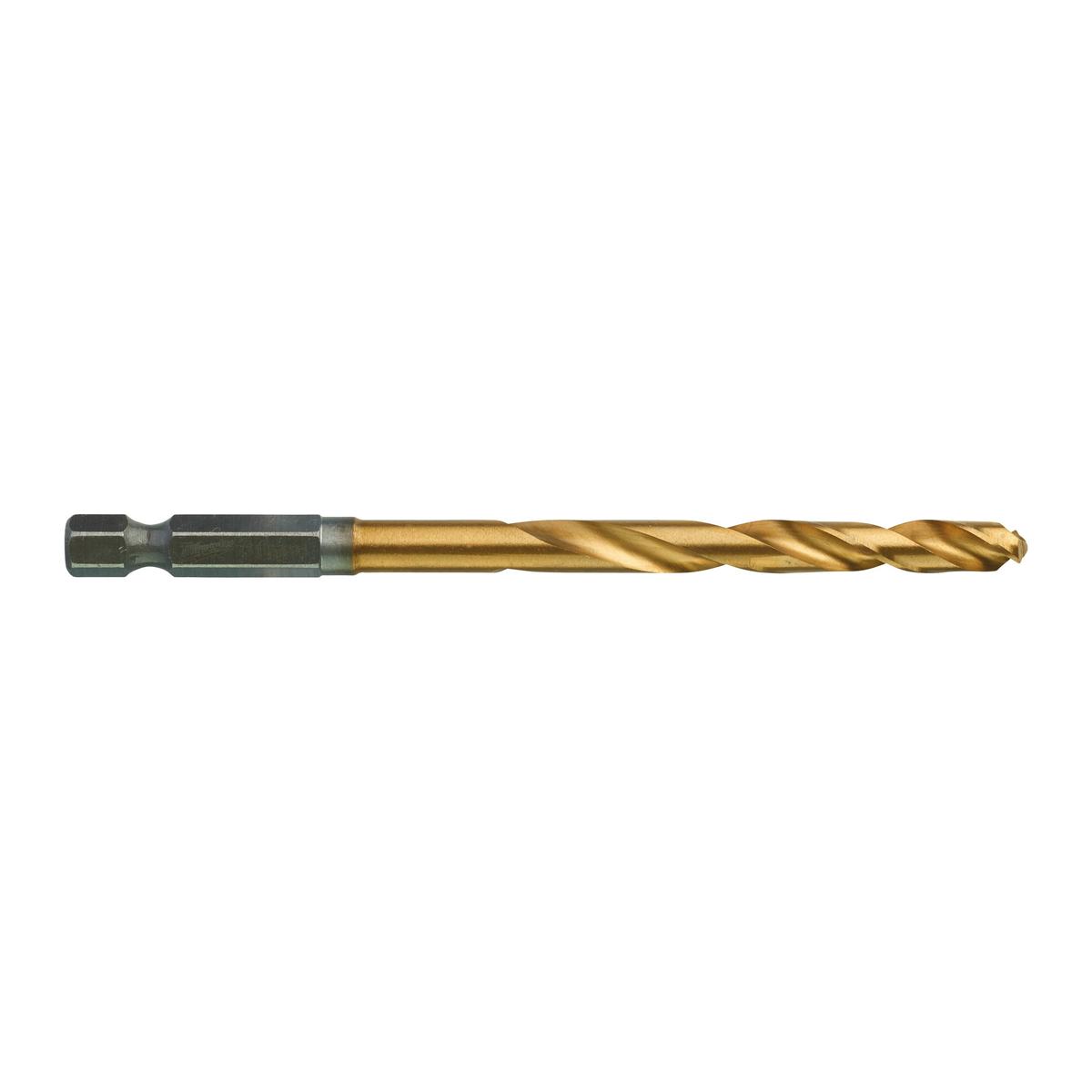 Milwaukee metal drill HSS-G TiN RED HEX 6x63mm SHOCKWAVE 48894714