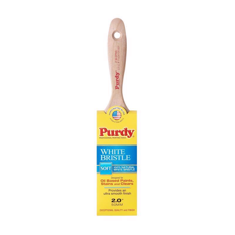 Purdy 145380420 White Bristle Sprig 2 in. Soft Flat Trim Paint Brush