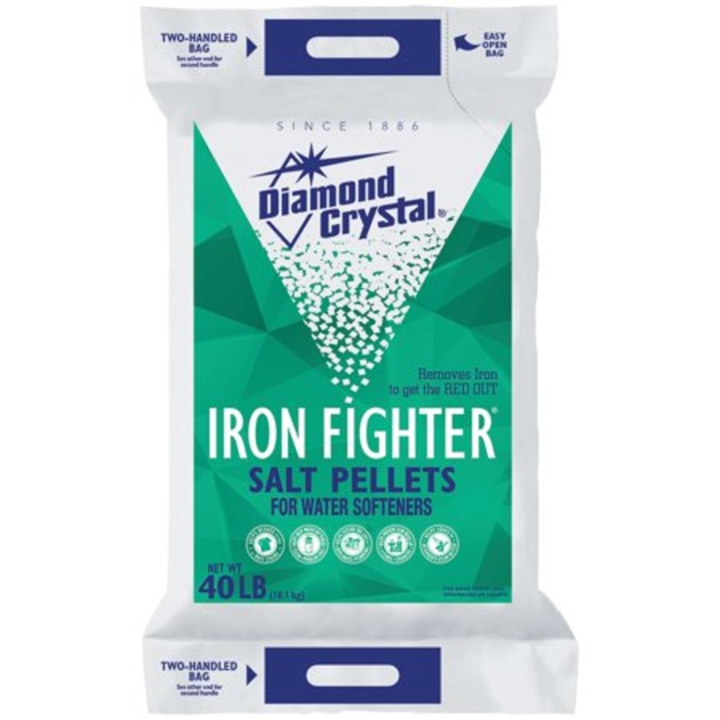Diamond Crystal Iron Fighter Water Softener Salt Pellets