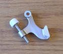 Premium Hinge Door Stop Satin Nickel Finish - Sold Individually