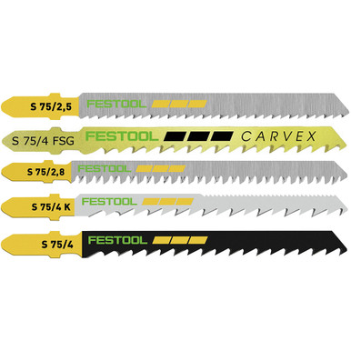 Festool 204275 Jigsaw blade set STS-Sort/25 W