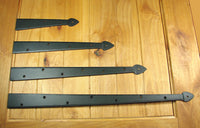 Premium SPEAR Dummy Strap Hinge Decorative Strap Hinges - Multiple Sizes Available - Sold Individually
