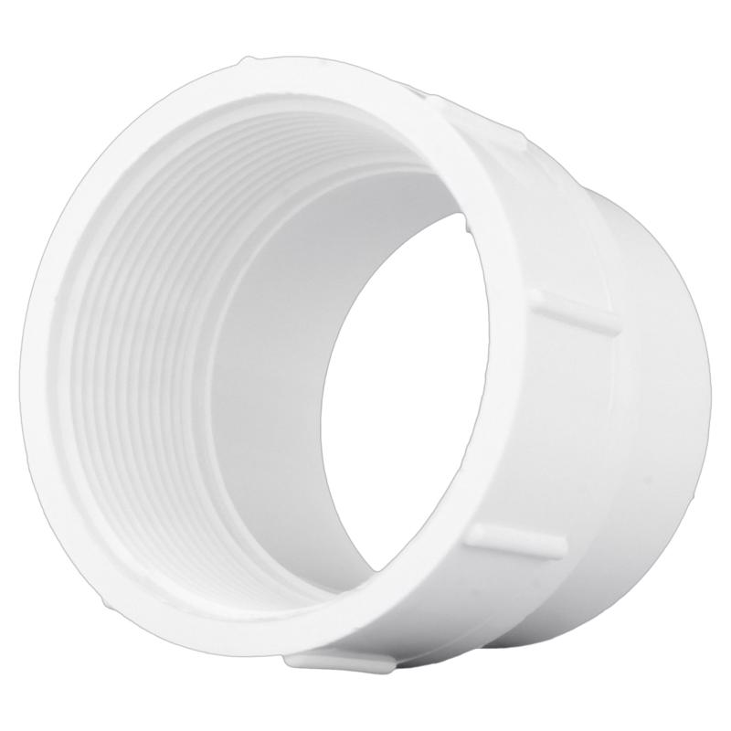 Charlotte Pipe PVC001051000 Schedule 40 3 in. Spigot X 3 in. D FPT PVC Adapter 1 pk