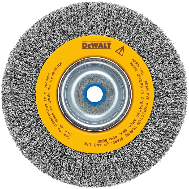 Dewalt DW4905 6 in. Fine Crimped Bench Grinder Wire Wheel Metal 6000 rpm 1 pc