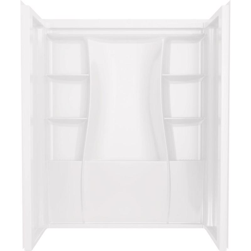 Delta B12205-6032-WH Classic 500 73-1/4 in. H X 32 in. W X 60 in. L White Shower Surround