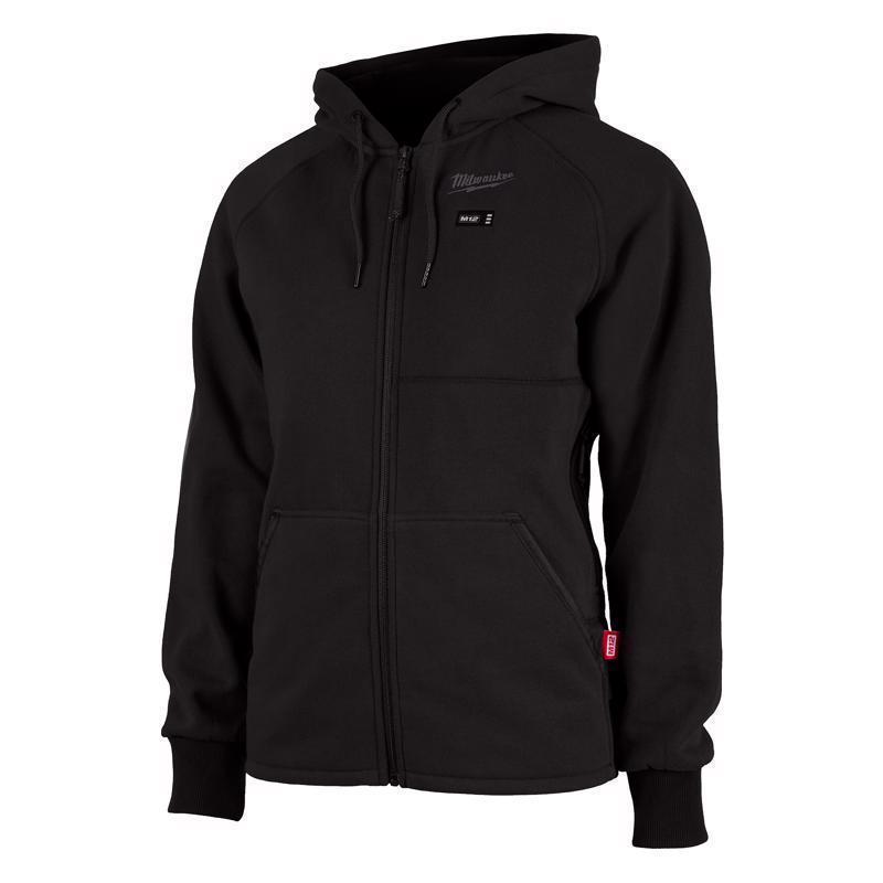 Milwaukee 336B-21L M12 L Long Sleeve Women's Heated Hoodie Kit Black