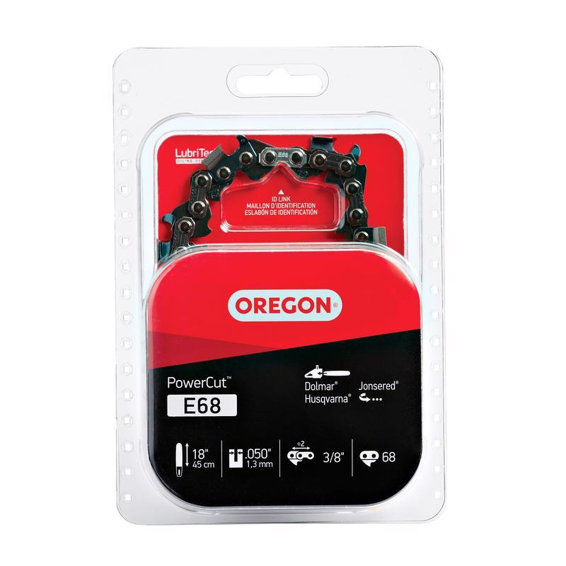 Oregon E68 PowerCut E68 18 in. Chainsaw Chain 68 links