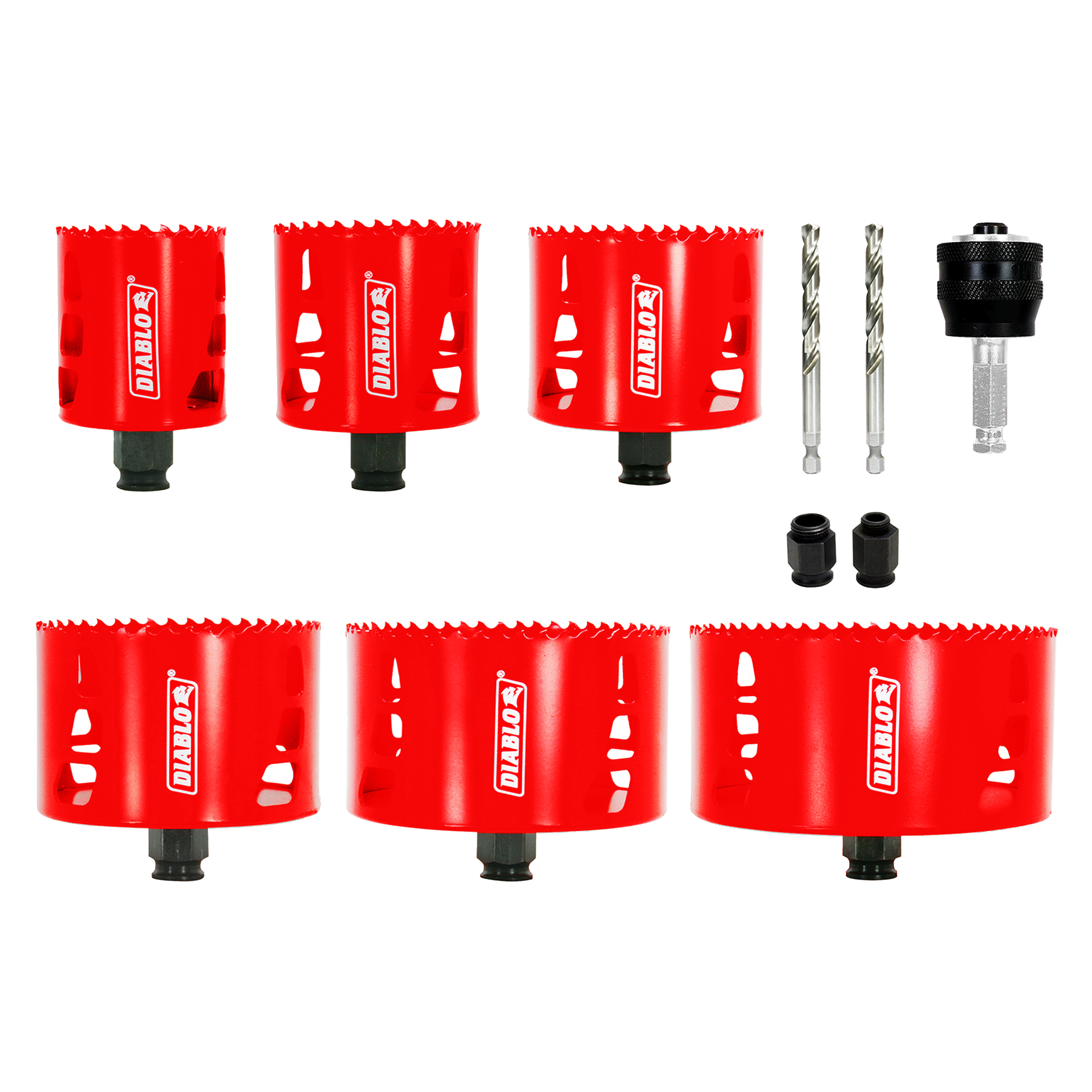 Diablo DHS11SLD 11 pc Bi-Metal Hole Saw Set