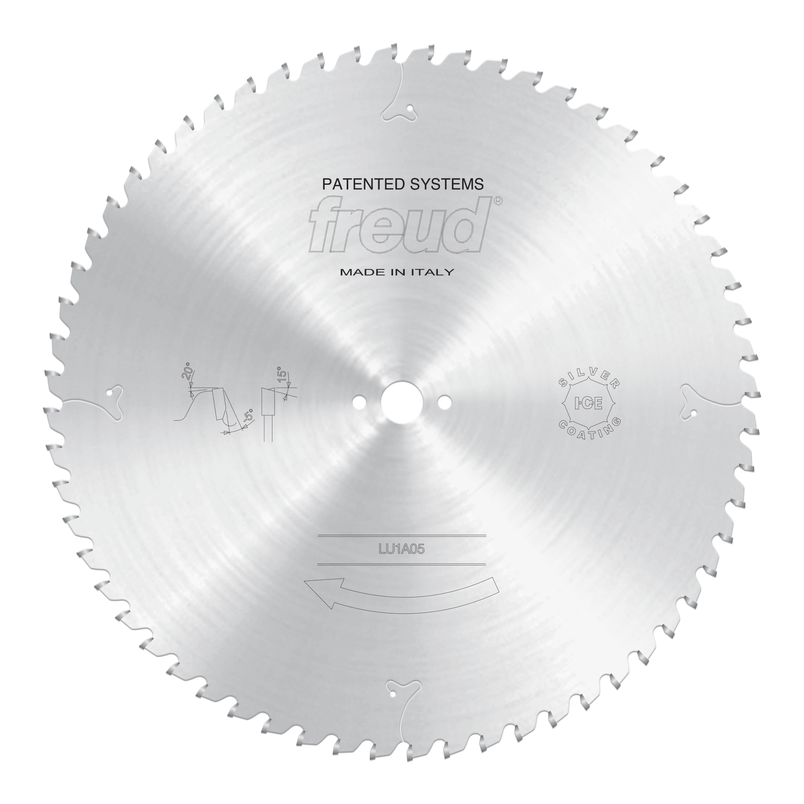 Freud LU1A05 500mm Carbide Tipped Blade to Cut Solid Wood for radial & pendulum machines