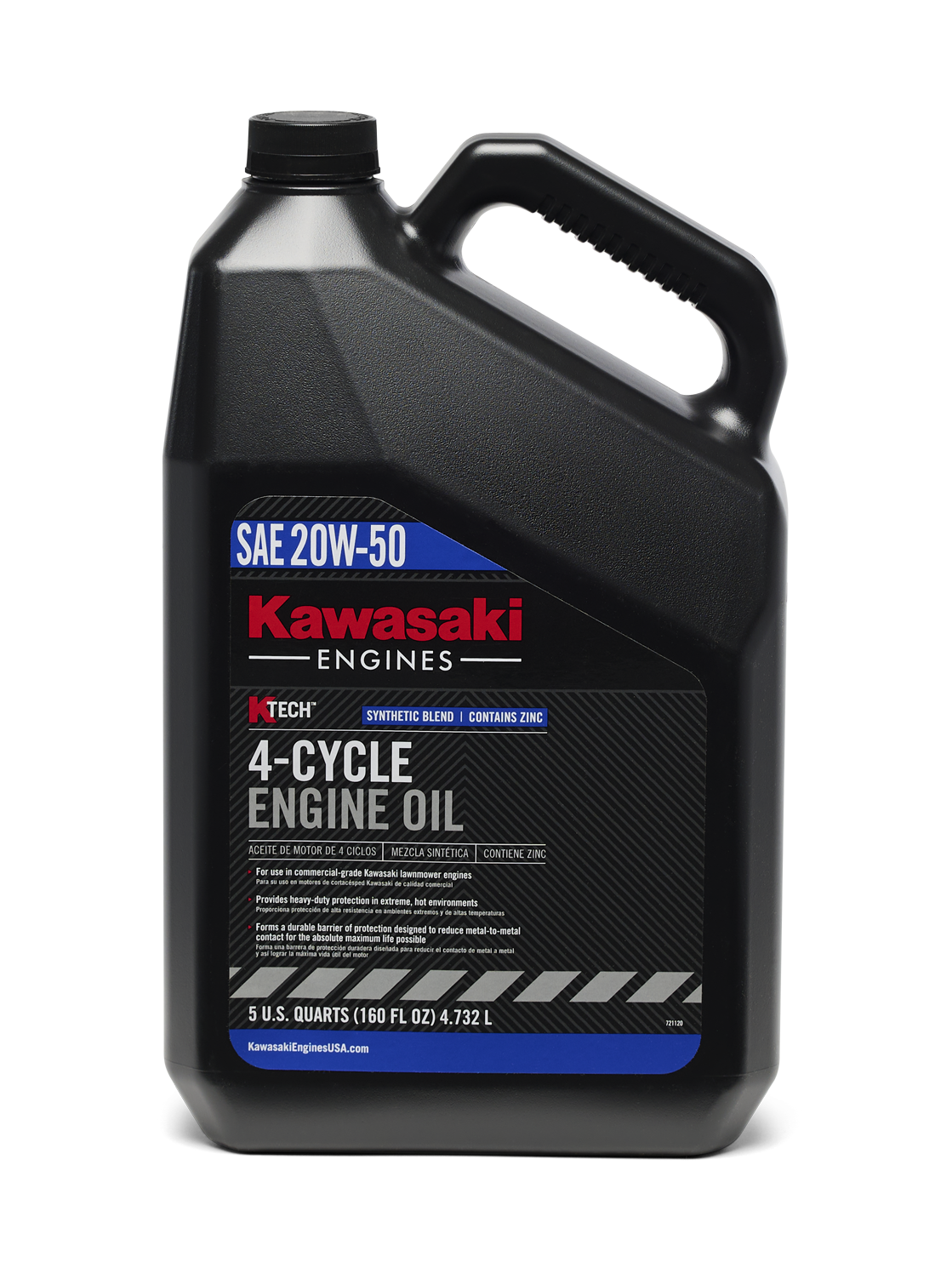 Kawasaki OEM 99969-6504 SAE 20W-50 KTECH Engine Oil (5 qt)