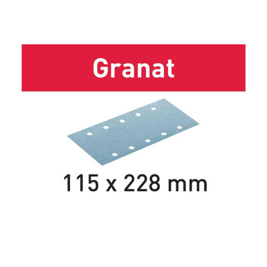 Festool 498949 Grit Abrasives STF 115X228 P180 GR/100 Granat