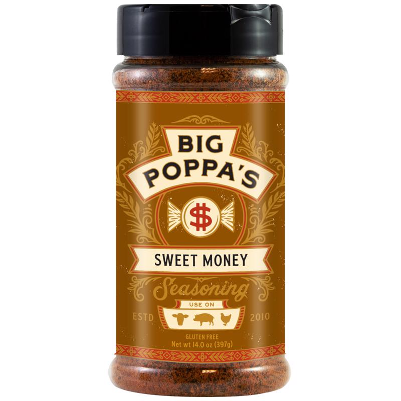 Big Poppa'S OW86400-C Sweet Money BBQ Seasoning 14 oz