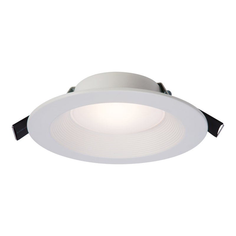 Halo RL6069FSD2W1EWH RL6 Series Matte White 6 in. W LED Canless Recessed Downlight 9 W