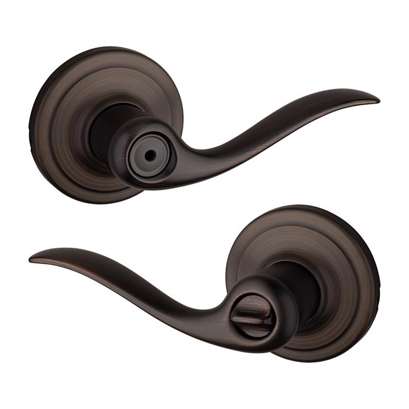 Kwikset 97300-818 Tustin Venetian Bronze Privacy Lockset 1-3/4 in.