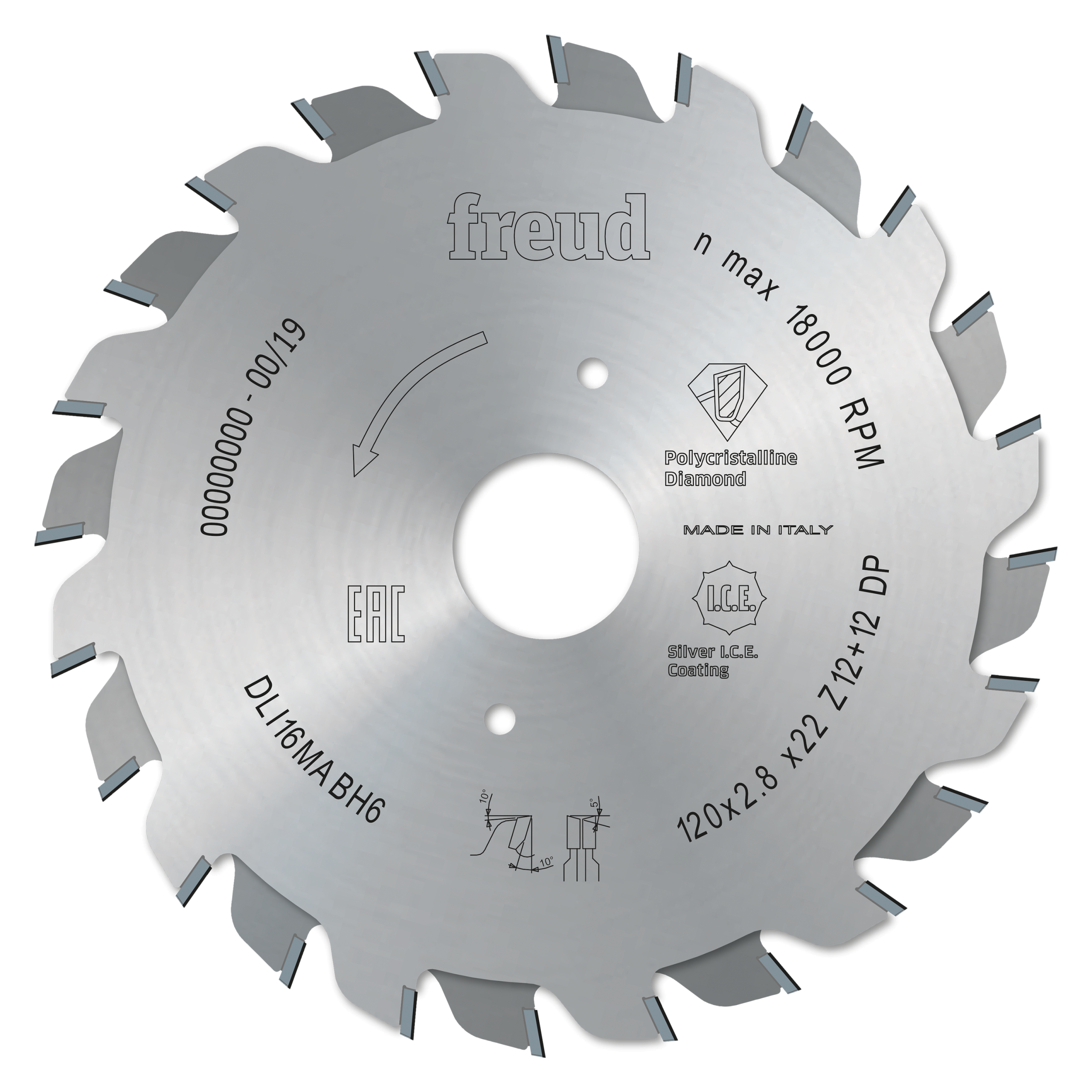 Freud DLI16MABH6 120mm Panel Sizing PCD Scoring Blade
