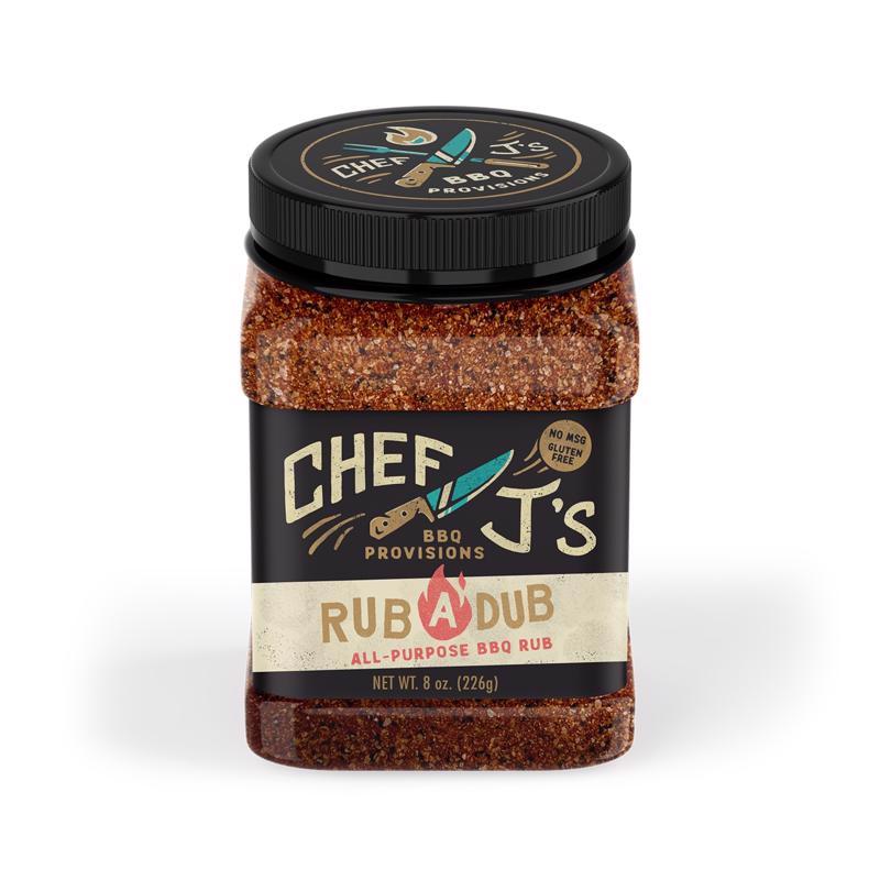 Chef J'S BBQ Provisions RUBADUB-CS Rub-A-Dub BBQ Rub 8 oz