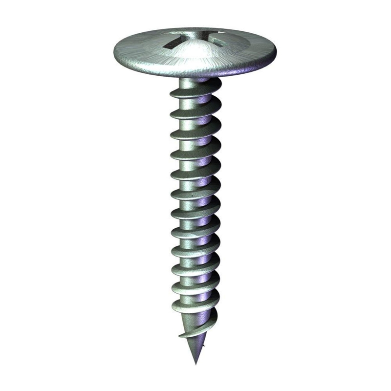Grip-Rite NMT1001 Pro-Twist No. 8 wire X 1 in. L Phillips Truss Head Coarse Lath Screws