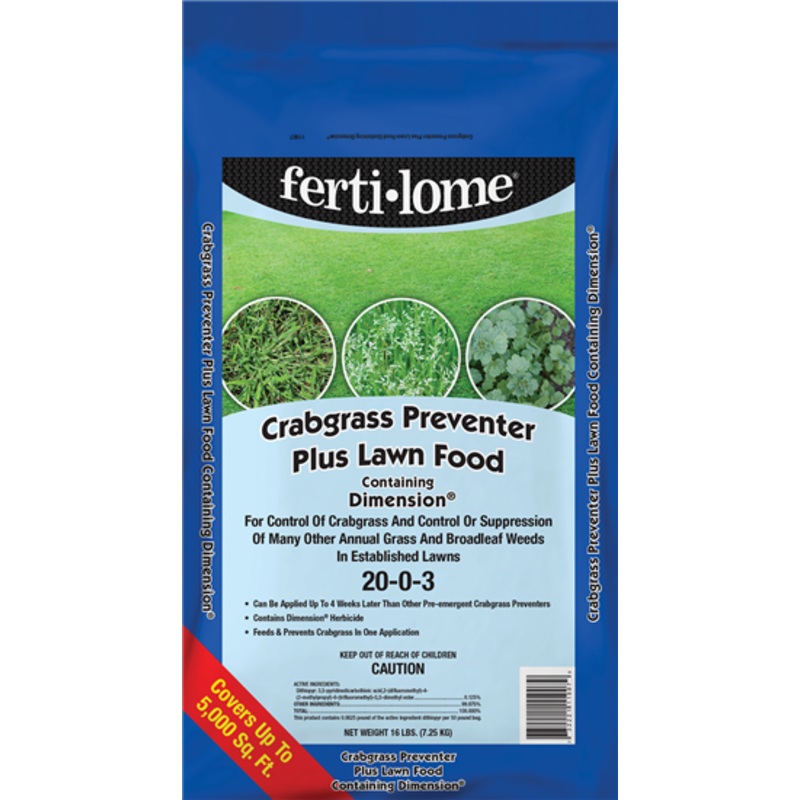 Ferti-Lome Crabgrass Preventer Plus Lawn Food w/ Dimension 20-0-3