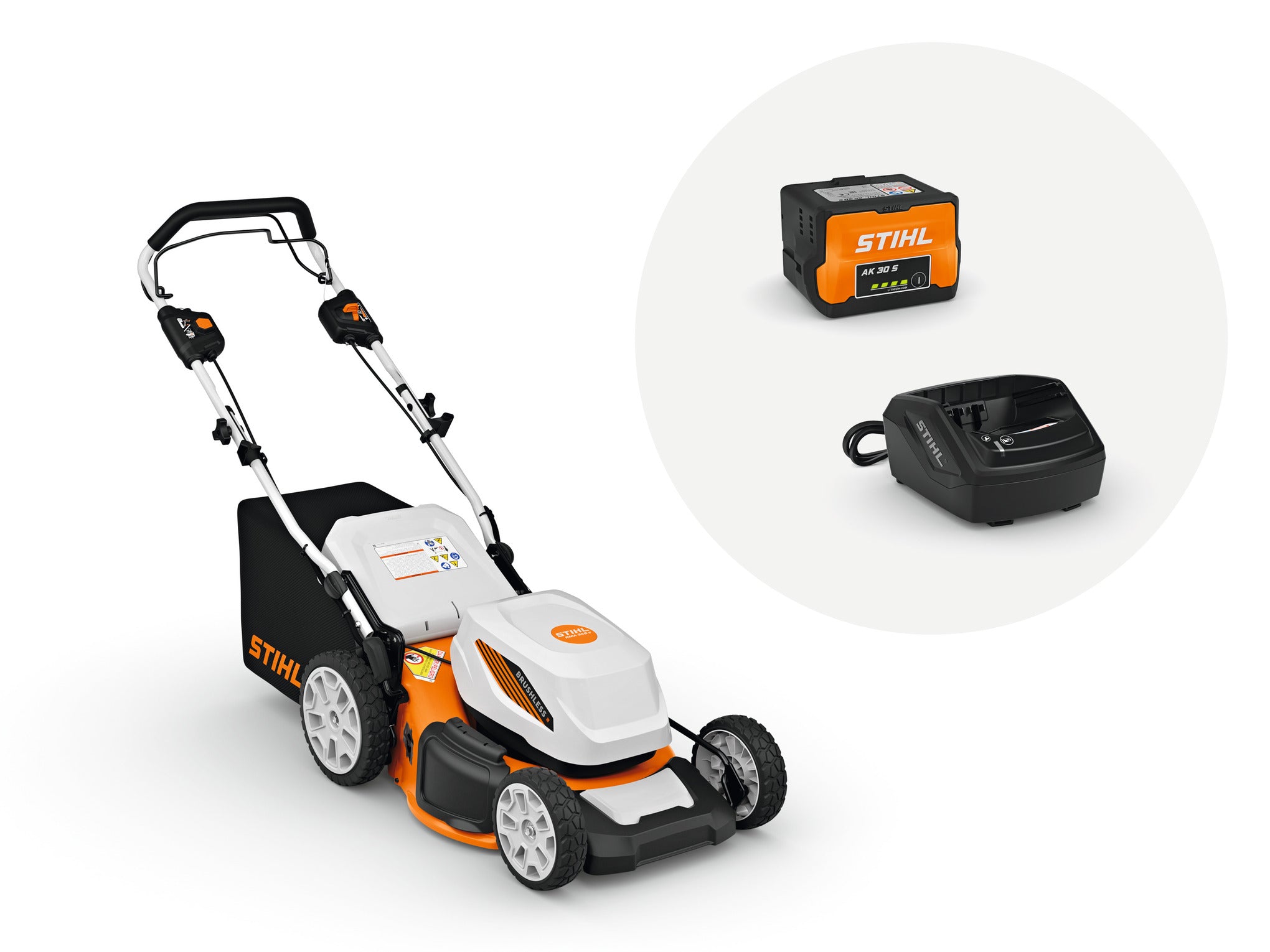 STIHL – RMA 348 Battery Lawn Mower | 19‑Inch | Battery and Charger Included