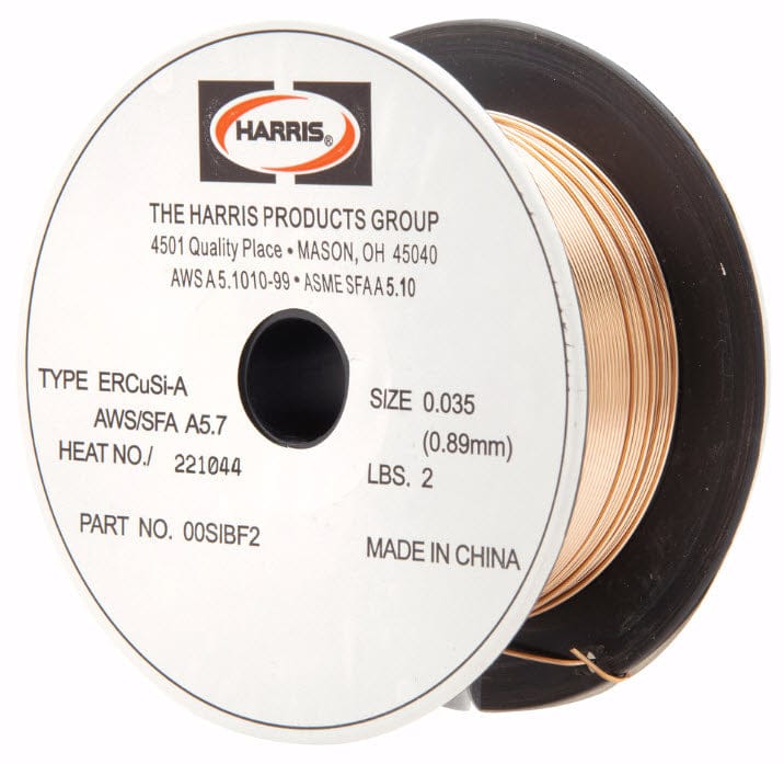 Harris .035 Silicon Bronze MIG Welding Wire - 2# Spool 00SIBF2