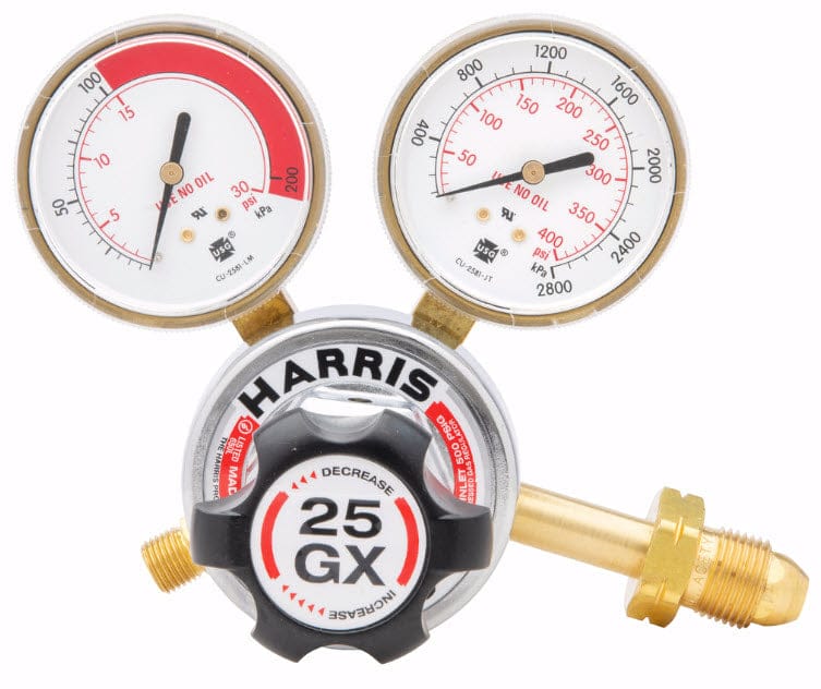 Harris 25GX Acetylene Regulator (CGA 510) 25GX-15-510