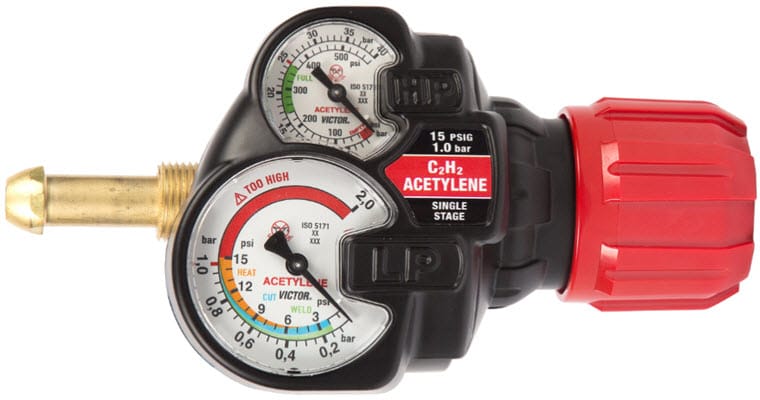 Victor Acetylene Regulator - Edge 2.0 ESS42 Heavy Duty 0781-3602