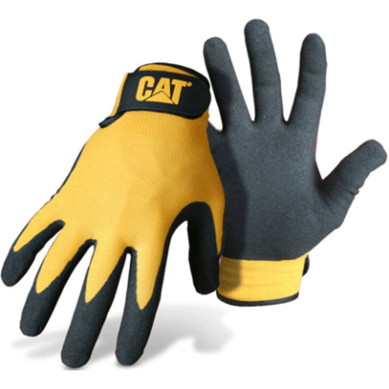 GLOVE NITRILE COATED LG YL