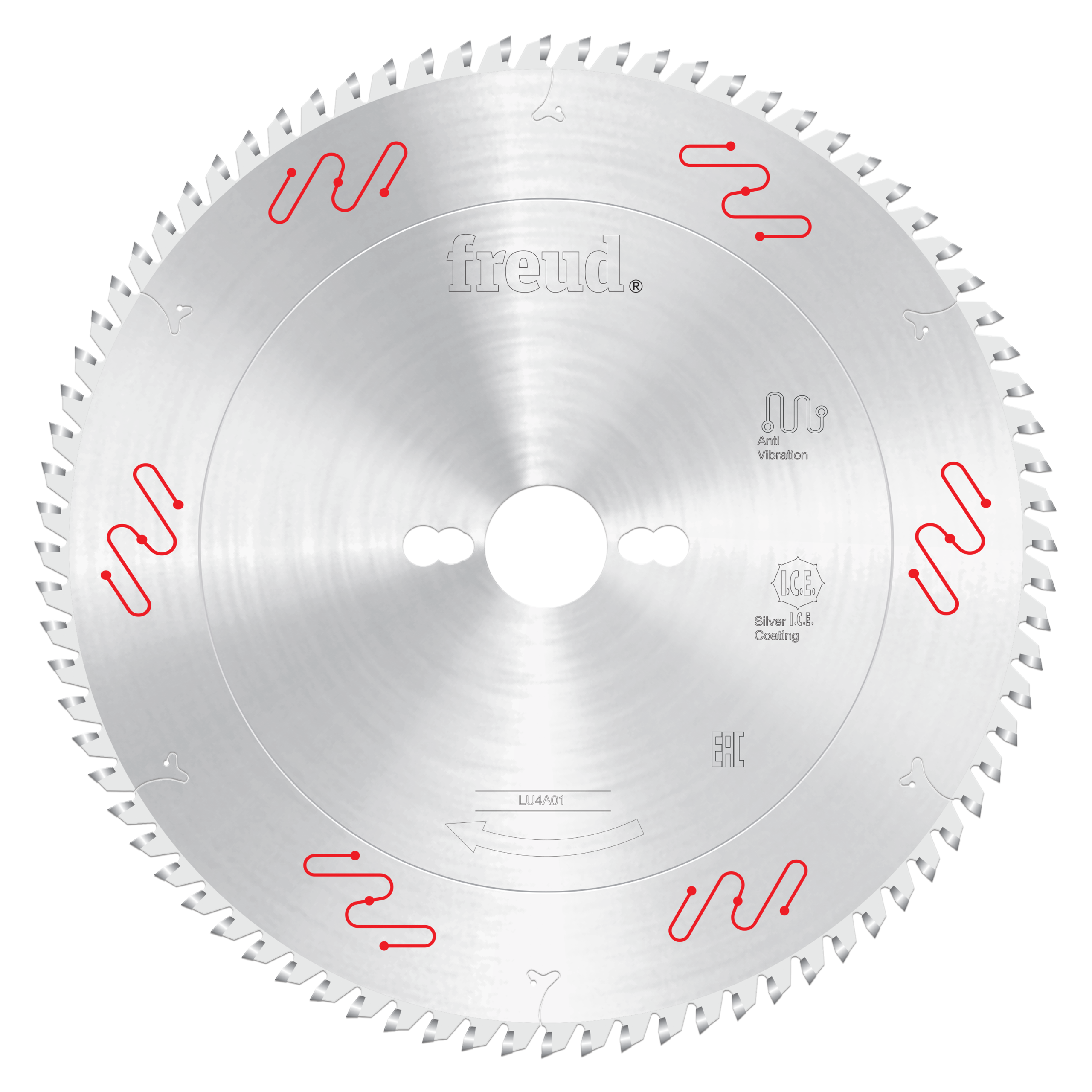 Freud LU4A01 250mm Carbide Tipped Blade for Plastic Material & Plexiglass