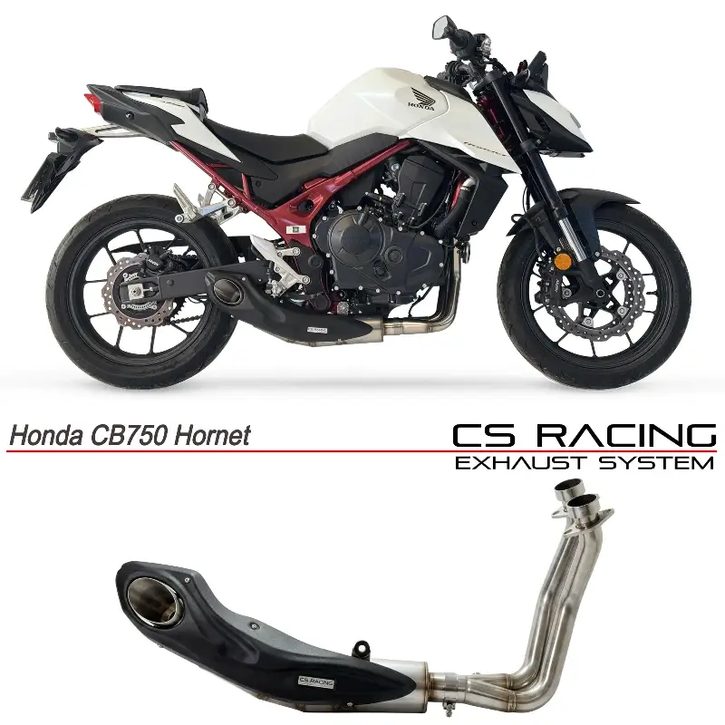 2023-on Honda CB750 Hornet CS Racing Full Exhaust w/ Muffler + dB Killer