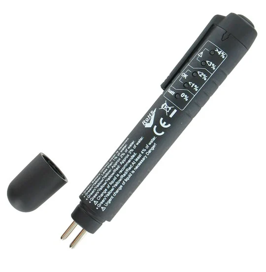 Pocket brake fluid tester