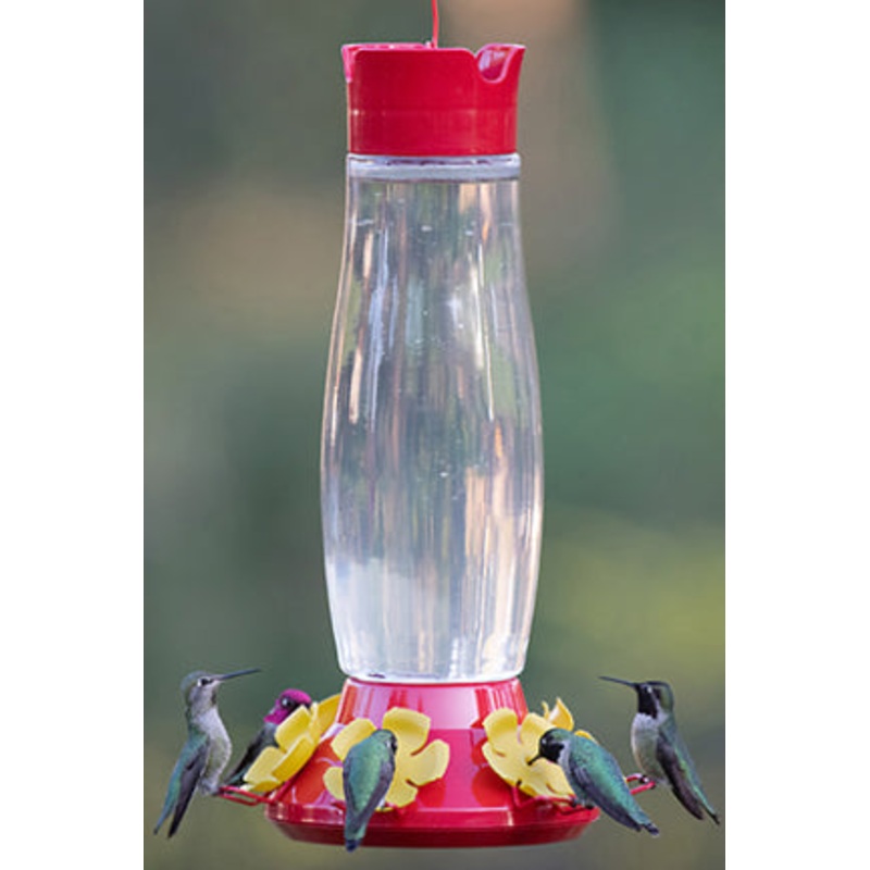 HUMMINGBIRD FEEDE 48 OZ TOP FILL GLASS