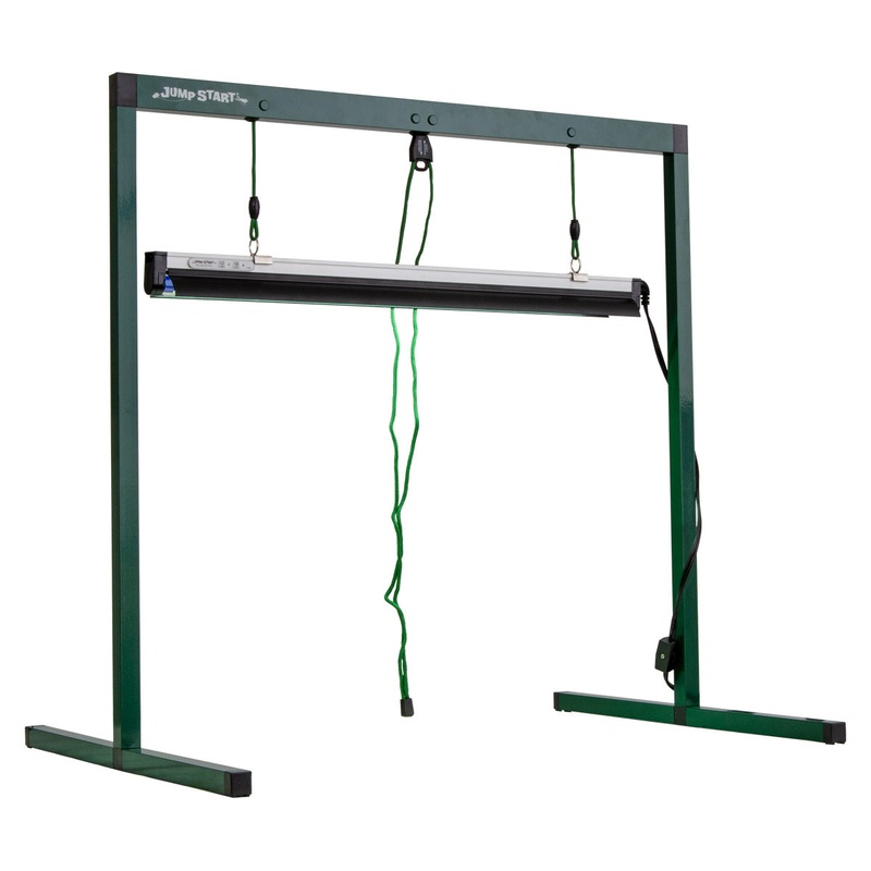 Hydrofarm Jump Start 2' T5 Grow Light System with Timer (Stand, Fixture & Tube)