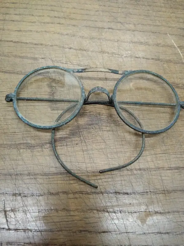 Vtg Wilson Motorcycle Wire Rim Safety Goggles Glasses Harley Steampunk Rat Bike