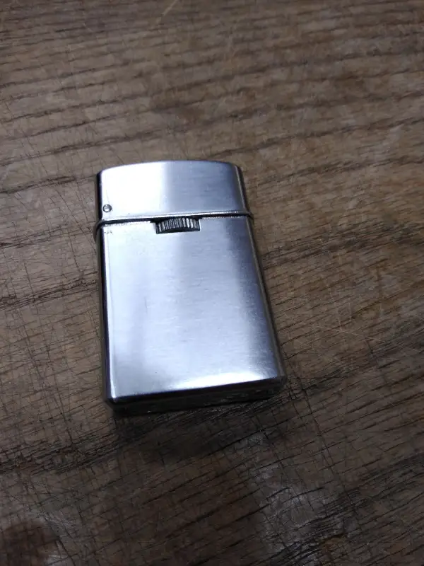 Vtg Sarome IV Gas Cigarette Lighter Stainless Steel Great Shape Made In Japan